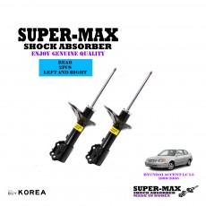 Hyundai Accent LC 1.5 1999-2005 Rear Left And Right Supermax Gas Shock Absorbers
